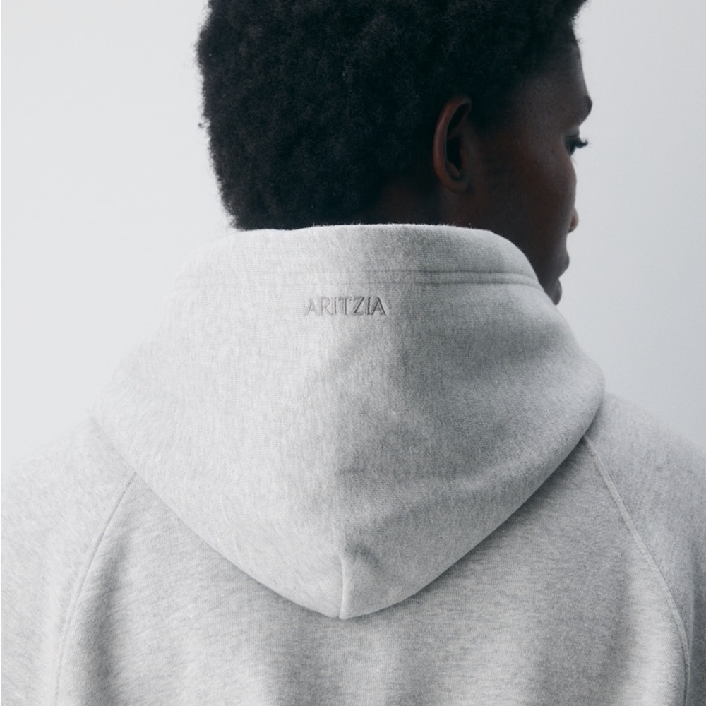 Aritzia Heather Gray Mega Raglan Hoodie Grey